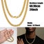 Men's Gold Necklace Chain Chunky Cuban Jewellery *Local Buy* Carousel 9