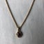 Vintage Dark Red Crystal Stone Pendant Necklace Carousel 7
