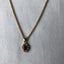 Vintage Dark Red Crystal Stone Pendant Necklace Carousel 8