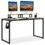 55-inch Large Computer Desk with Movable Monitor Stands Home Office Desk Carousel 3