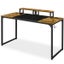 55-inch Large Computer Desk with Movable Monitor Stands Home Office Desk Carousel 4