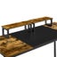 55-inch Large Computer Desk with Movable Monitor Stands Home Office Desk Carousel 12