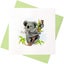 Boyle Quilled Greeting Card Koala Handmade 15X15cm Carousel 1