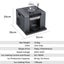 Snow Ice Maker Machine 60KG/24H Shaved Ice Machine Rapid Cooling Self-Cleaning Carousel 4