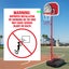 Portable Basketball Hoop Net Ring Rim Stand Carousel 8