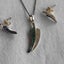 Sterling Silver Paua Silver Fern Earrings & Necklace Set Carousel 6