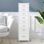 Office Cabinet 8 Drawer Drawers Storage Cabinets Steel Rack Home White Carousel 3