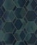 Wallpaper. CASSIUS - Teal/Silver. #91281 Lot B. PTW. Carousel 1