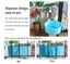 Stainless Steel Pet Cage Hanging Bowl Food Water Feeder Carousel 3