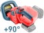 Extol Cordless Hedge Trimmer, Share 20V, with 2Ah& 4Ah Batteries Carousel 7