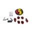 Three-wheeled Electric Drift Car Go Kart for Kids Ride On Trike 350W w/Bluetooth Carousel 11