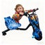 2025 New 3-Wheel Electric Drift Go Kart For Kids Ride On Trike w/ Bluetooth Carousel 3