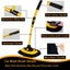 15° Bend Car Wash Brush with Long Handle and 2 Microfiber Mop Pads Carousel 3