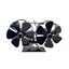 New Double Stove Fan Thermal Powered Dual Silent Motors 12 Blade Wood Stove Fan Carousel 11