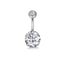 5 PCS Set Belly Button Rings Belly Bars for Women Carousel 4