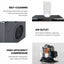 Snow Ice Maker Machine 60KG/24H Shaved Ice Machine Rapid Cooling Self-Cleaning Carousel 7