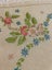 A lovely bright linen hand embroidered Doily/tray cloth Carousel 2