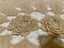 A perfect hand crocheted Doily with raised flowers Carousel 3