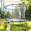 15M Trampoline Sprinkler, Summer Fun Outdoor Backyard Water Play Cool Down Water Carousel 6