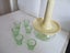 Vintage Glass Revolving Liquor Dispenser Pump w/ 6 Shot Glasses Carousel 1