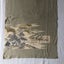 Vintage Japanese Silk Fabric Piece Decorative Green Kimono Panel Carousel 1