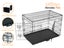 Dog Cage Collapsible Metal Crate 36" 91cm Carousel 1
