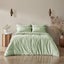 Serene 400TC Bamboo Cotton Sateen Duvet Cover Set Sage - Double Bed Carousel 1