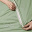 Serene 400TC Bamboo Cotton Sateen Duvet Cover Set Sage - Double Bed Carousel 5