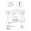DualPurpose Rechargeable Electric Nail Gun Straight Door Nail With Nails Storage Carousel 3