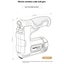 DualPurpose Rechargeable Electric Nail Gun Straight Door Nail With Nails Storage Carousel 5