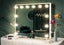 Vanity Hollywood Makeup Mirror 12 LED Light Carousel 1