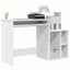 Desk With Storage White 120.5 X 44 X 88.5 Cm Engineered Wood Nlkaia Carousel 4
