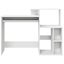 Desk With Storage White 120.5 X 44 X 88.5 Cm Engineered Wood Nlkaia Carousel 7