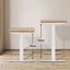 Electric Standing Desk Frame Only Dual Motor White Height Adjustable Carousel 6