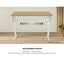 Electric Standing Desk Frame Only Dual Motor White Height Adjustable Carousel 7