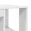 Desk With Storage White 130 X 50.5 X 75 Cm Engineered Wood Nlkakn Carousel 9