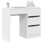 Desk With Drawer White 90 X 37.5 X 75 Cm Engineered Wood Nlkakb Carousel 4