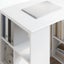 Desk With Shelf White 90 X 50 X 75 Cm Engineered Wood Nlkpbl Carousel 5