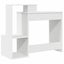 Desk With Shelf White 106 X 40 X 88.5 Cm Engineered Wood Nlkall Carousel 9