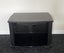 RETRO PANASONIC BLACK TV STAND or CABINET ON WHEELS Eighties Nineties Carousel 2