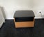 RETRO PANASONIC BLACK TV STAND or CABINET ON WHEELS Eighties Nineties Carousel 8