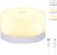 Touch LED Light Bedside Lamp Rechargeable Night Light Carousel 17