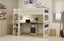 Miami King Single Loft Bunk, Large Desk - Nordic White & Dark Grey Carousel 3