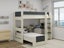 Denver King Single Loft Bunk + Single Bed - Ladder & Desk Left or Right Sided Carousel 1