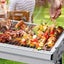 Stainless Charcoal BBQ Grill 73cm with BONUS Stainless Plate - Outdoor Barbeque Carousel 8