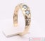 9ct Yellow Gold 3 Stone Topaz Dome Vintage Style Ring November Birthstone 2.80g Carousel 5