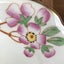 Antique “Delphine” cherry blossom bone china tea plate Carousel 2