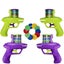 Outdoor Shooting Games Interactive Foam Disc Gun Toy Carousel 3