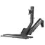 Brateck WWS05-01-P01 17"-32" Wall Mount Single Monitor Gas Spring Sit-Stand Carousel 3
