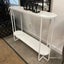 Colab Metal Console Table - White Carousel 4